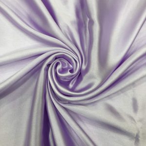 Pastel Lavender Plain Dyed Satin Fabric
