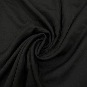 Black Butter Crepe Fabric