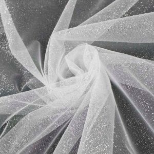 Dyeable Glitter Net Fabric